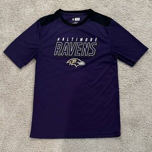NFL Baltimore Ravens Purple and Black Short Sleeve Tee